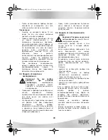 Предварительный просмотр 83 страницы NUK VAPO RAPID Operating Instructions Manual