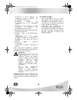 Предварительный просмотр 86 страницы NUK VAPO RAPID Operating Instructions Manual