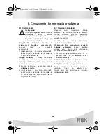 Предварительный просмотр 97 страницы NUK VAPO RAPID Operating Instructions Manual