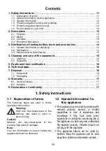 Preview for 13 page of NUK Vario Express Operating Instructions Manual