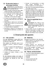 Preview for 22 page of NUK Vario Express Operating Instructions Manual