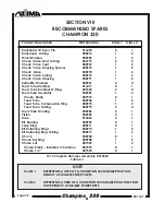 Предварительный просмотр 24 страницы Numa Champion 330 Care & Maintenance Instructions