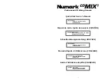 Предварительный просмотр 1 страницы Numark CD MIX-1 Quick Start Manual