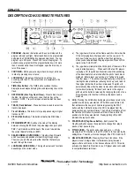 Предварительный просмотр 8 страницы Numark CDN-23S Operating Manual