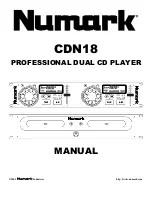 Предварительный просмотр 1 страницы Numark CDN18 User Manual