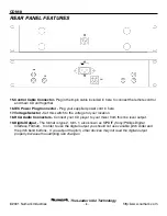 Предварительный просмотр 8 страницы Numark CDN18 User Manual