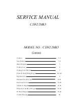 Предварительный просмотр 1 страницы Numark CDN22 MK5 Service Manual