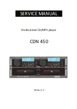 Preview for 5 page of Numark CDN450 Service Manual