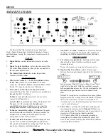 Preview for 8 page of Numark CM-100 User Manual