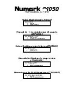 Numark DM1050 Quick Start Owner'S Manual preview