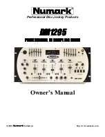 Numark DM1295 Owner'S Manual preview