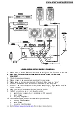 Preview for 2 page of Numark DXM01 Quick Start Owner'S Manual