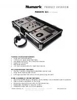 Preview for 1 page of Numark FUSION 111 Specifications