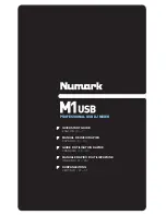 Numark M1USB Quick Start Manual предпросмотр