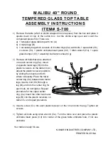 Предварительный просмотр 2 страницы Numark MALIBU S-700 Assembly Instructions