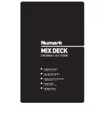 Numark MIXDECK User Manual предпросмотр