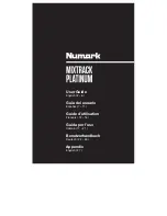 Numark MIXTRACK PLATINUM User Manual предпросмотр