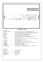 Numark MP103USB Disassembly Manual предпросмотр