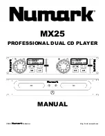 Numark MX25 Manual предпросмотр