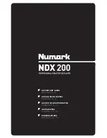 Numark NDX200 Quick Start Manual предпросмотр