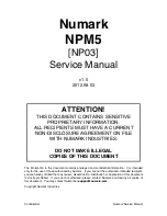 Numark NP03 Service Manual preview