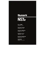 Предварительный просмотр 1 страницы Numark NS7 III User Manual