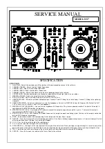 Preview for 1 page of Numark NS7 Service Manual