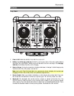 Preview for 5 page of Numark Party Mix Pro User Manual