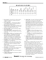 Предварительный просмотр 8 страницы Numark PRO SM-3 Owner'S Manual