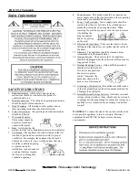 Preview for 2 page of Numark PRO TT-2 Owner'S Manual