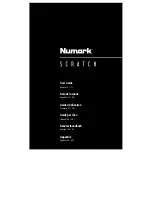 Numark SCRATCH User Manual предпросмотр