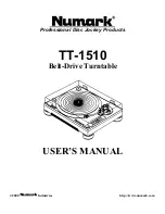 Предварительный просмотр 1 страницы Numark TT-1510 User Manual