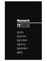 Numark TT250 USB User Manual предпросмотр