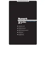 Предварительный просмотр 1 страницы Numark X1 USB Quick Start Manual