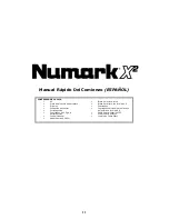 Preview for 13 page of Numark X2 Quick Start Owner'S Manual