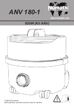 Numatic ANV 180-1 Original Instructions Manual preview