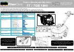 Numatic FloorCare TGB 1840 Troubleshooting And Help Manual preview