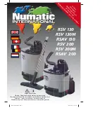 Numatic RSAV 130 Owner'S Instructions Manual preview