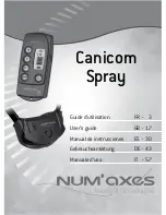 Предварительный просмотр 1 страницы Numaxes Canicom Spray User Manual