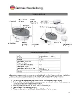 Preview for 16 page of Num'axes 3-in-1 Pet Fountain User Manual