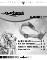 Preview for 1 page of Num'axes Canibeep Instruction Handbook Manual