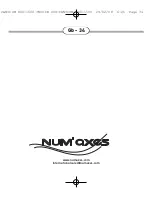 Preview for 34 page of Num'axes CANICOM 1500 PRO User Manual