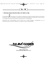 Preview for 50 page of Num'axes CANICOM 1500 PRO User Manual