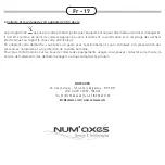 Preview for 17 page of Num'axes Canicom 5.1000 LE User Manual