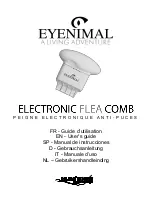 Num'axes Electronic Flea Comb User Manual preview