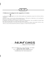 Preview for 17 page of Num'axes Expert 600 User Manual