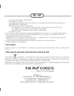 Preview for 48 page of Num'axes Expert 600 User Manual