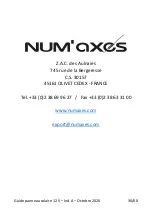 Preview for 36 page of Num'axes NGPIEACC038 User Manual