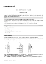 Preview for 9 page of Num'axes TLK1038 User Manual