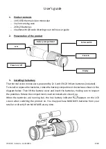 Preview for 8 page of Num'axes VIS1053 User Manual